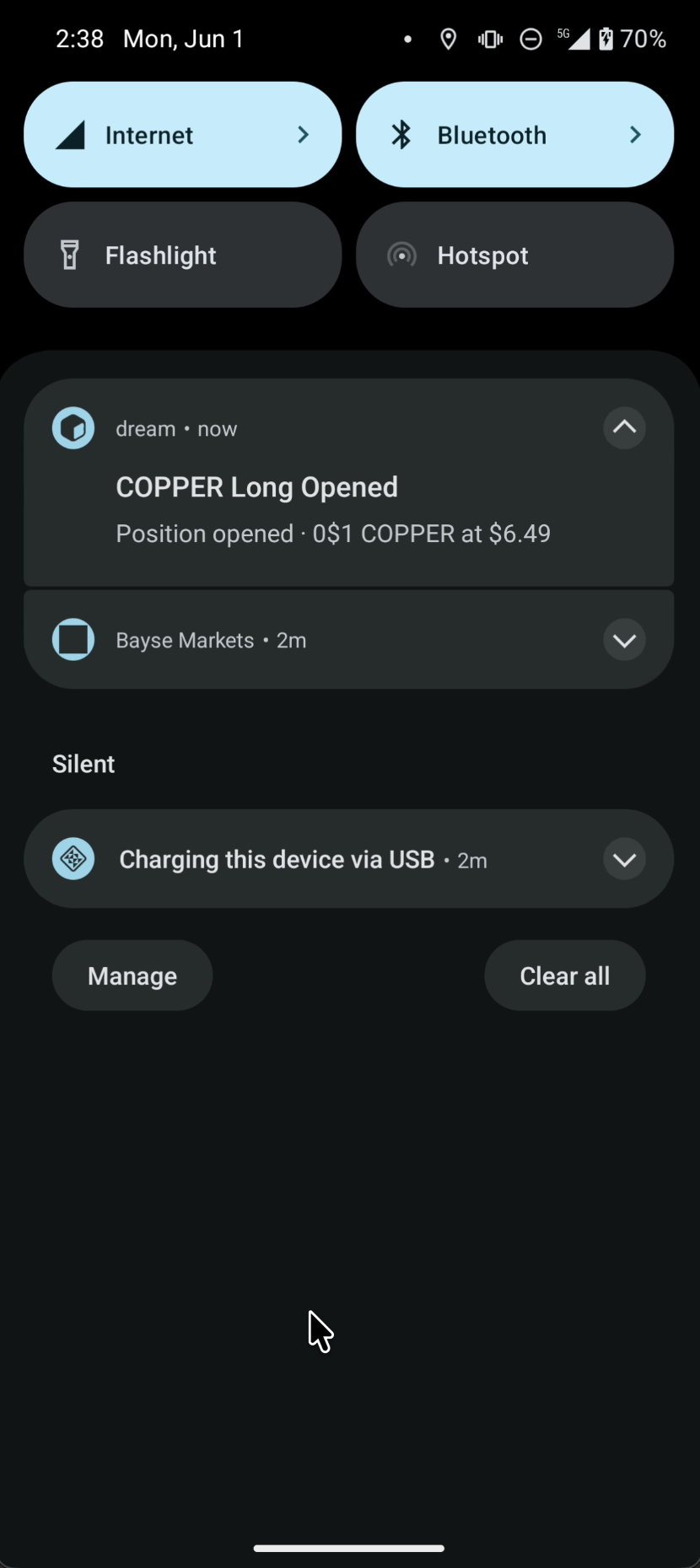 Alerts Screen
